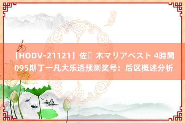 【HODV-21121】佐々木マリアベスト 4時間 095期丁一凡大乐透预测奖号：后区概述分析