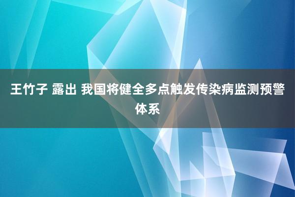 王竹子 露出 我国将健全多点触发传染病监测预警体系