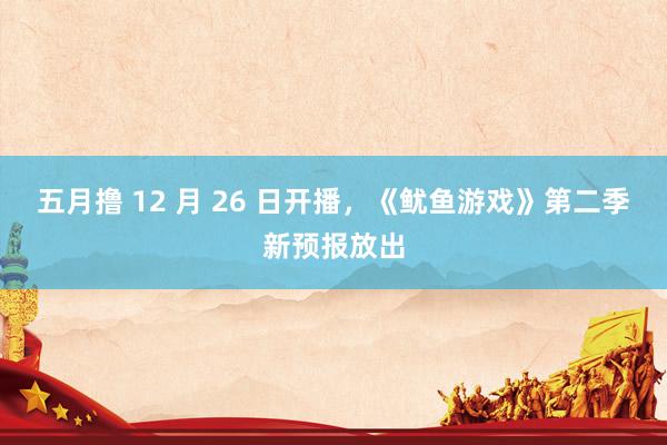 五月撸 12 月 26 日开播，《鱿鱼游戏》第二季新预报放出